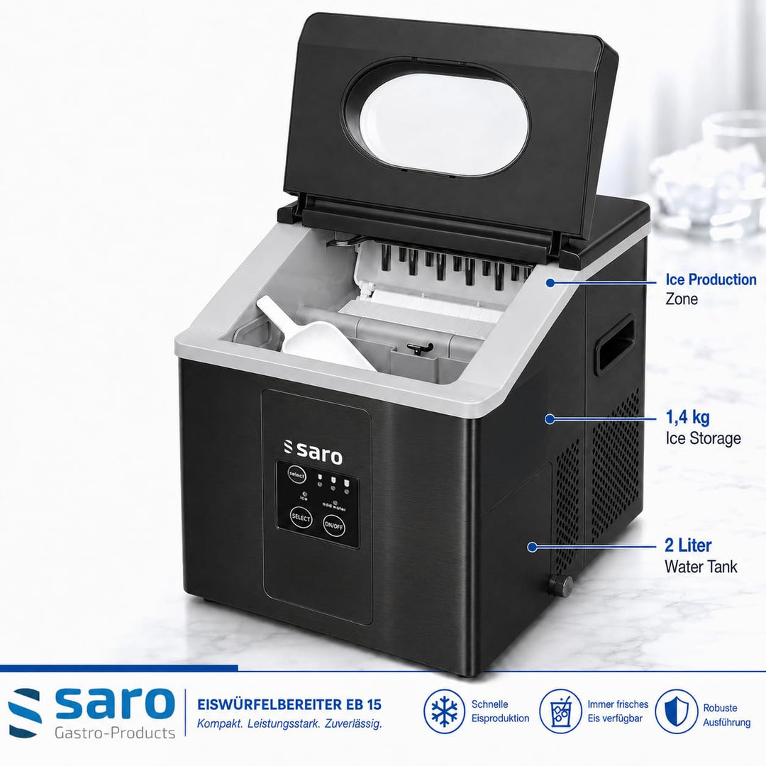 SARO Eiswürfelbereiter Modell EB 15 S PRO
