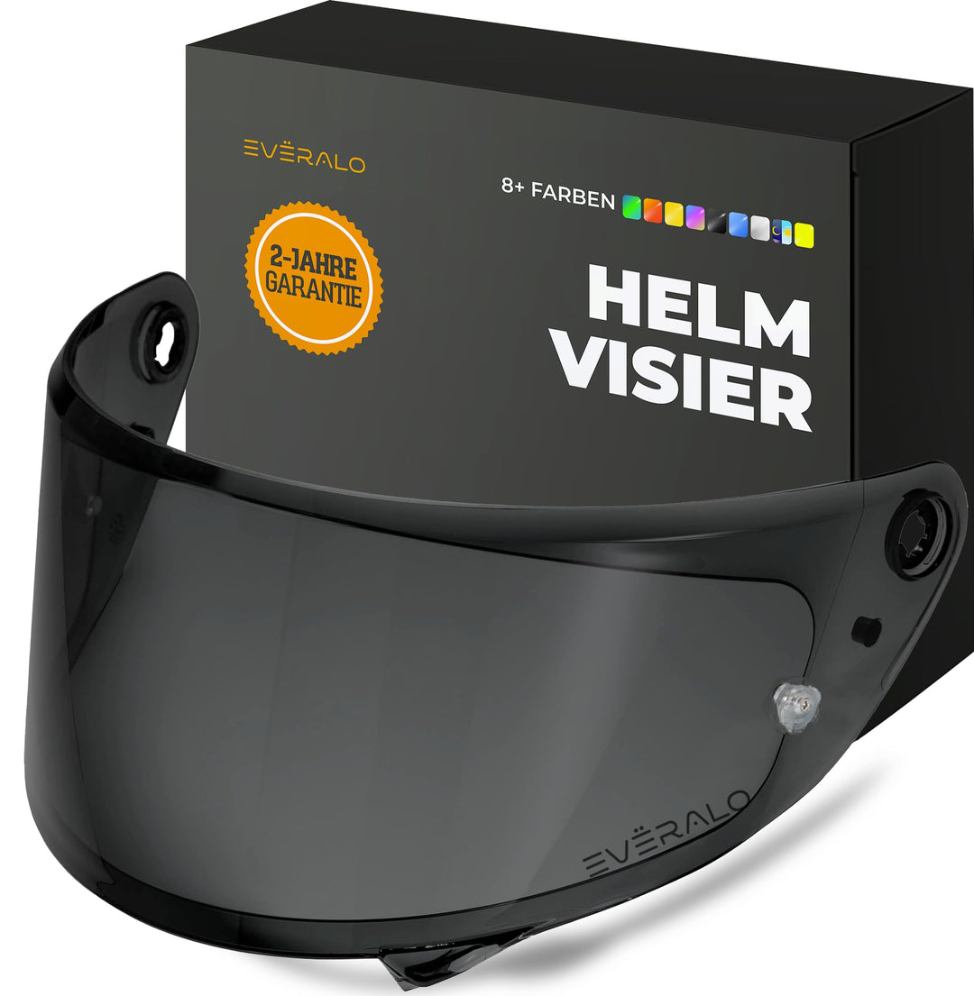 kompatibel mit Visier Hjc RPHA 1 - RPHA 1 V2 CARBON - HJ35 (Dark Schwarz), Dark Schwarz