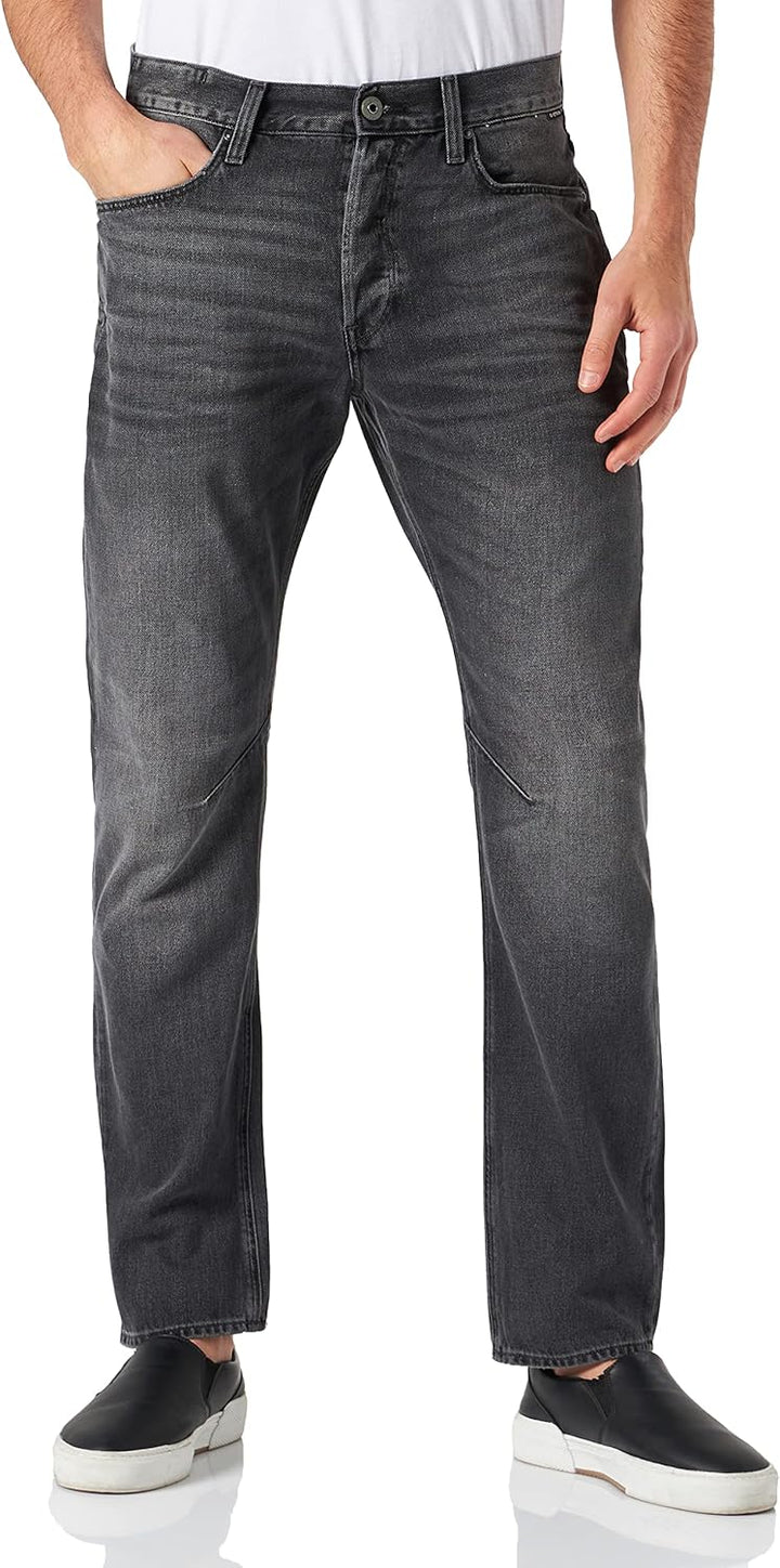 G-STAR RAW Herren A-STAQ Tapered Jeans, Grau (Worn in Tin D20005-c526-c943)