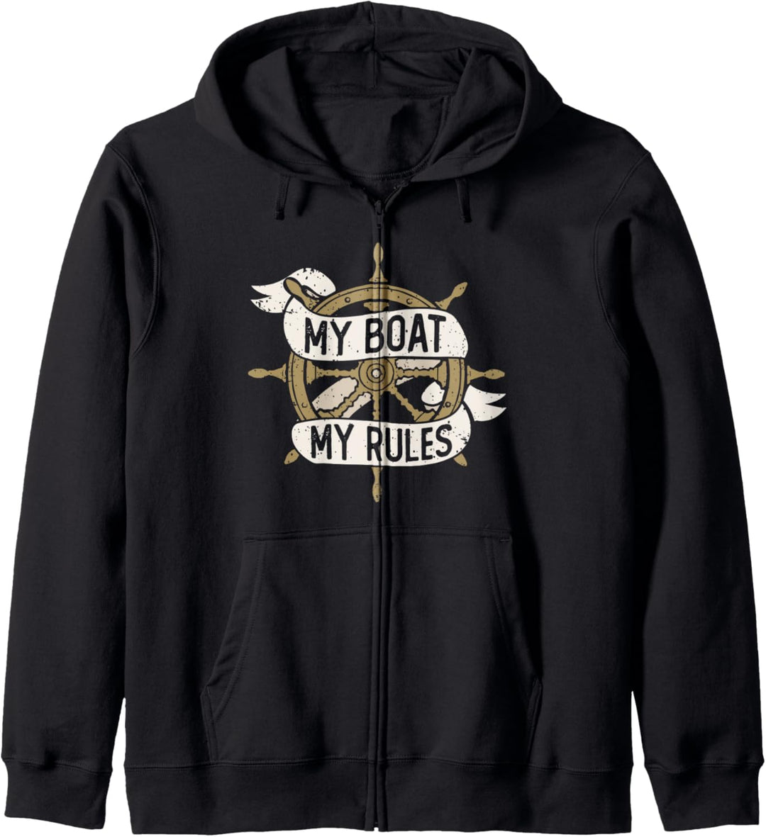 My Boat My Rules Captain Funny Boating Pontooning Owner Gift Kapuzenjacke