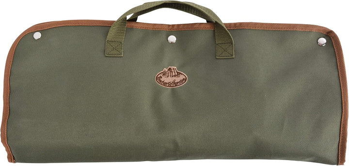 Esschert Design Grillschürze mit Grillbesteck, grün, 45.5 x 2.5 x 87.5, GT91