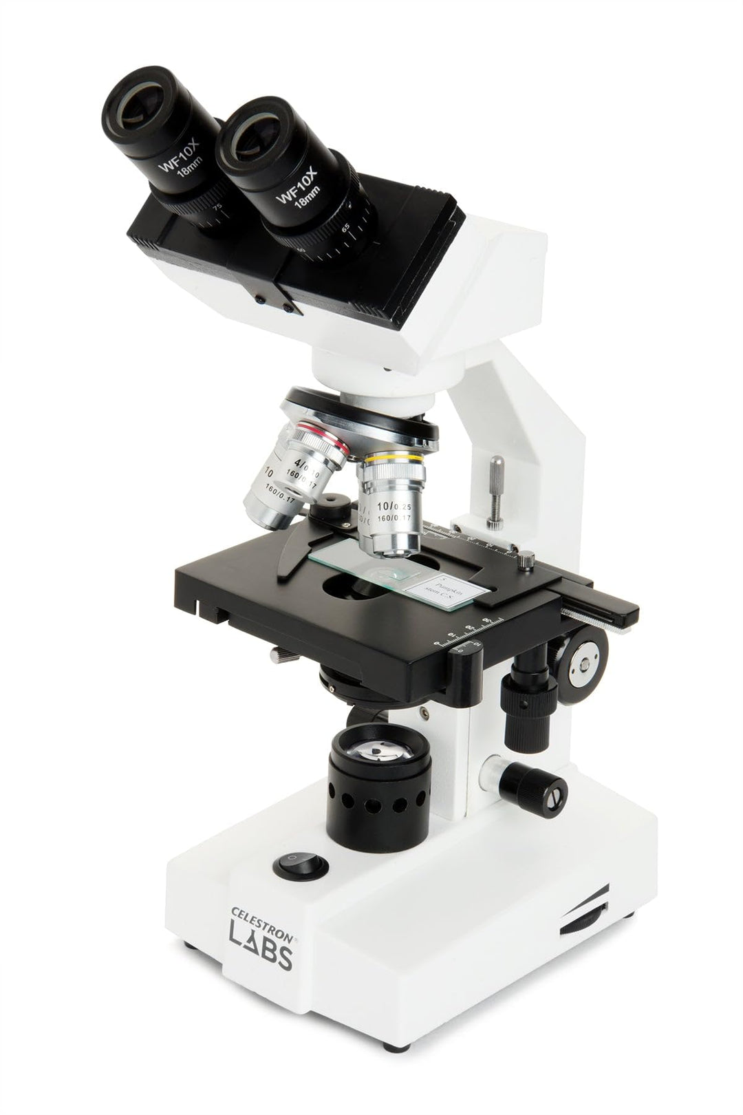 Celestron – Celestron Labs – Binocular Head Compound Microscope – 40-1000x Magnification – Adjustabl