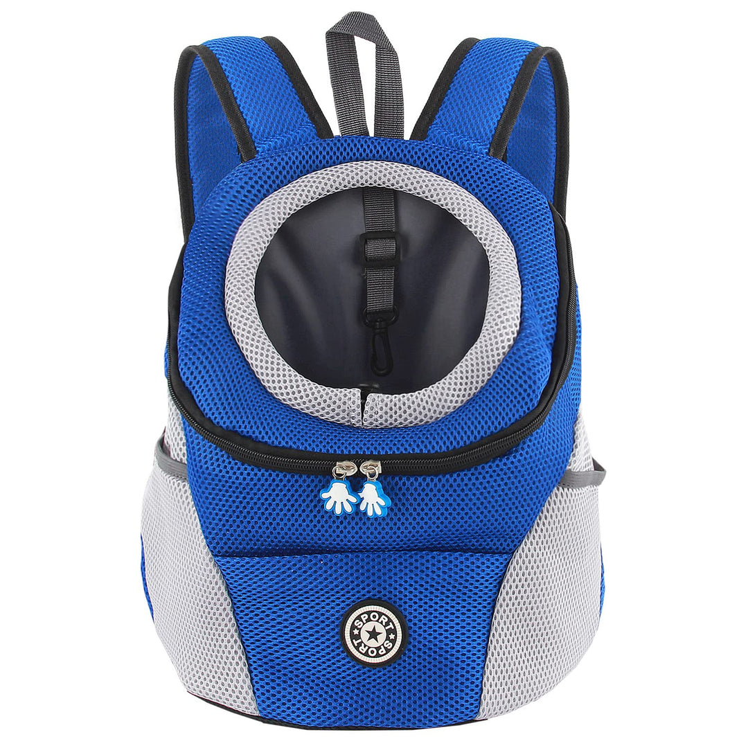 Hundetrage-Rucksack Welpentasche Kleine Haustier-Fronttasche mit Atmungsaktivem, Head-Out-Design, Wa