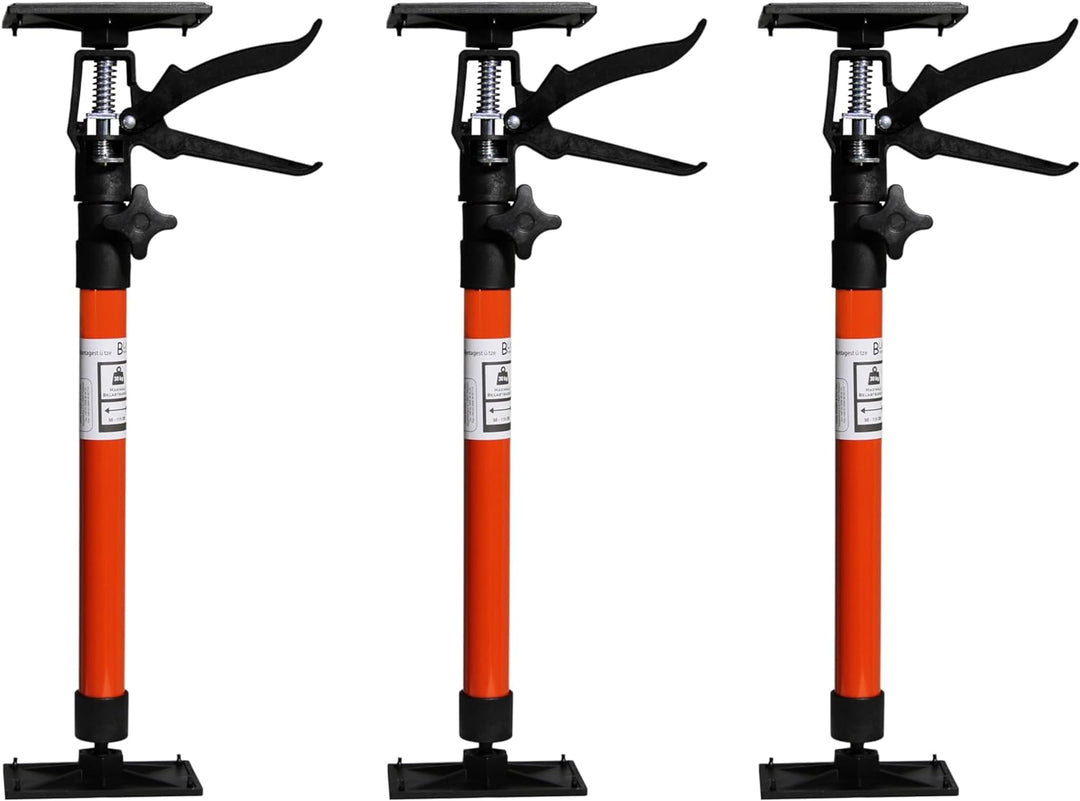 3x Türspanner Zargenspanner Türfutterstrebe Teleskopstütze Spanner 50-115 cm, 3