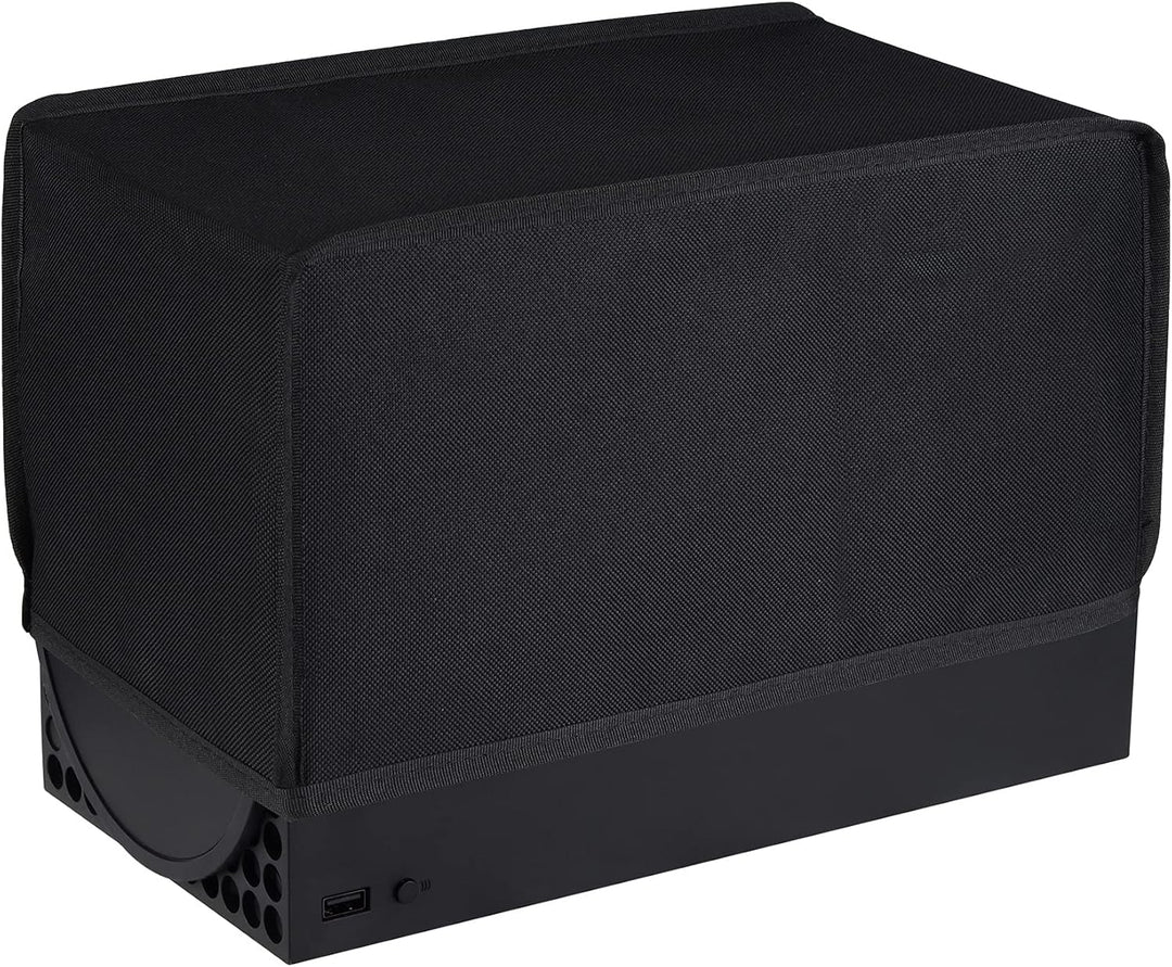 PlayVital Horizontale Staubschutze Hülle für Xbox Series X Konsole,Spritzwasserdichte Tasche Cover S