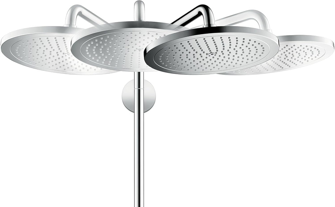 hansgrohe Croma Select 280 Air wassersparendes Reno Duschsystem, 4 Strahlarten, Chrom mit