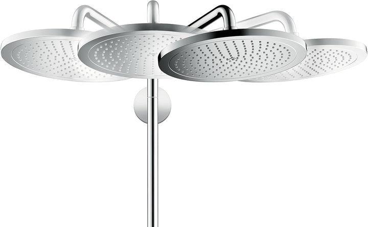hansgrohe Croma Select 280 Air wassersparendes Reno Duschsystem, 4 Strahlarten, Chrom mit
