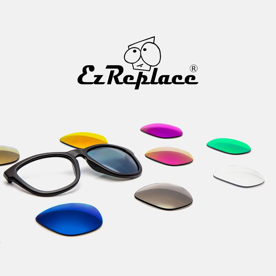 EZReplace Ersatzgläser für Oakley Radar EV Path OO9208 Sonnenbrillen (polarisierte Gläser) Carbonsch