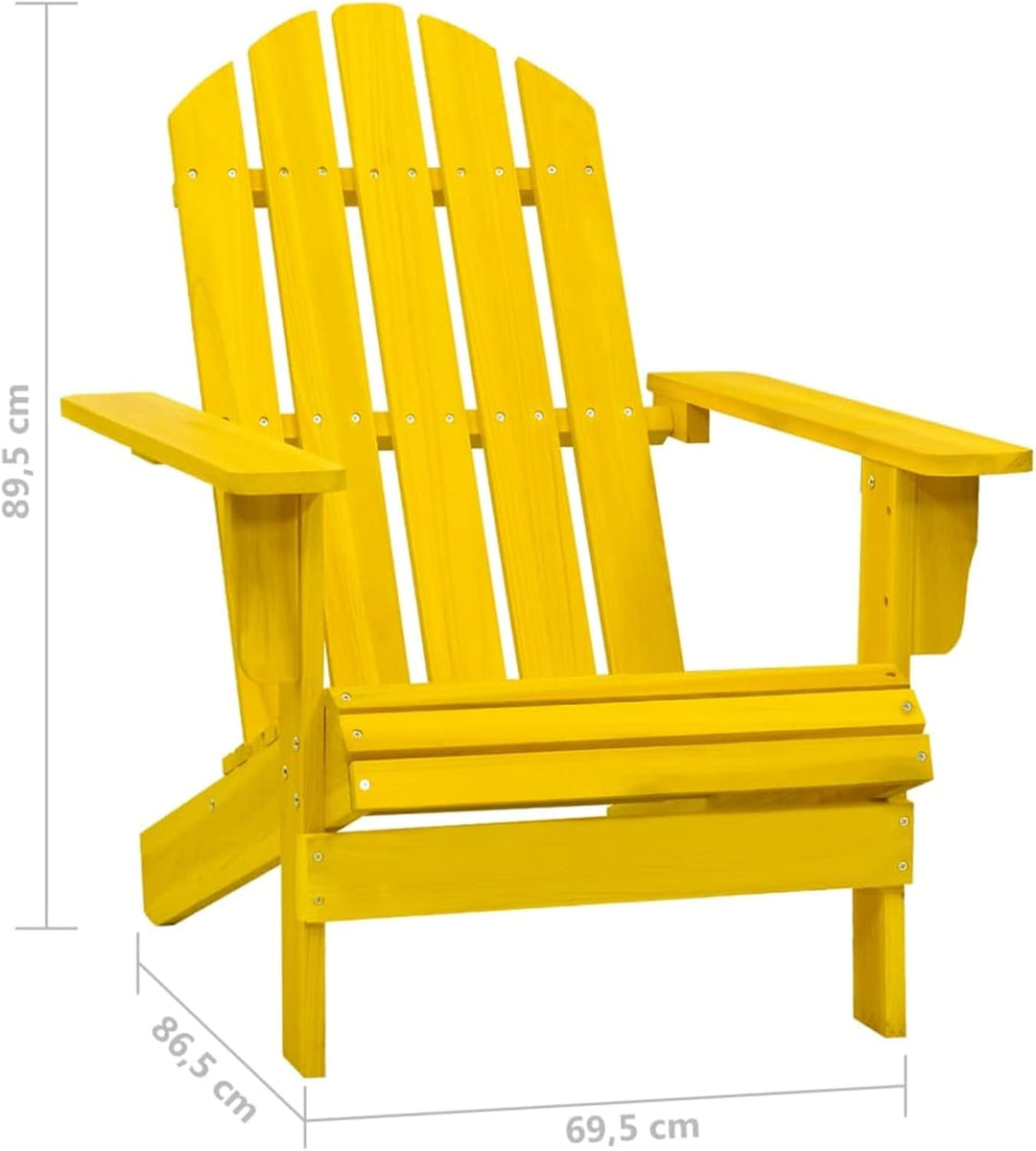 Tidyard Adirondack Gartenstuhl Liegestuhl Sonnenliege Gartenstuhl Gartensessel Deckchair Gartenmöbel