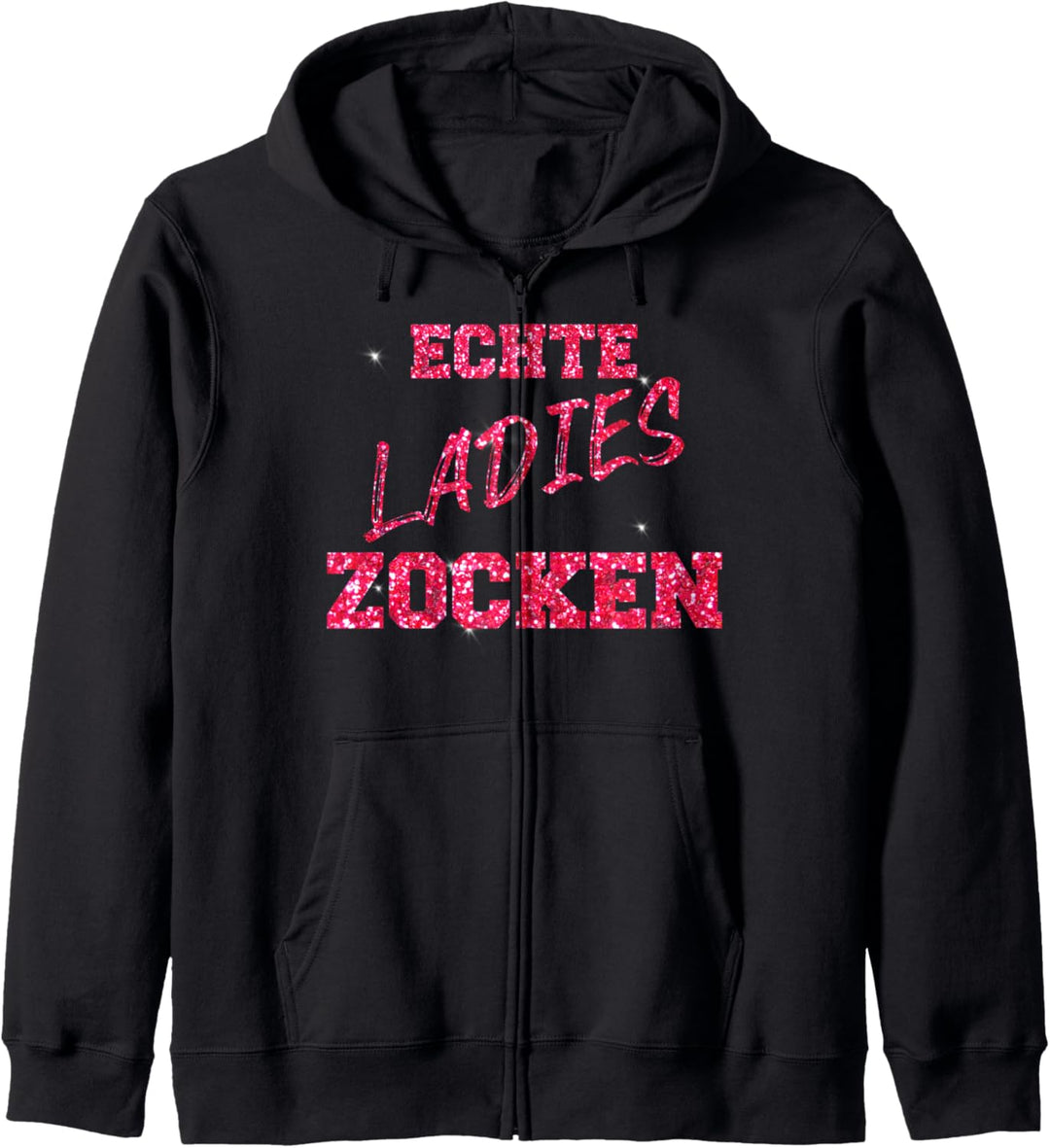 ECHTE LADIES ZOCKEN DAMEN GAMERIN GAMER ZOCKEN ZOCKER Kapuzenjacke