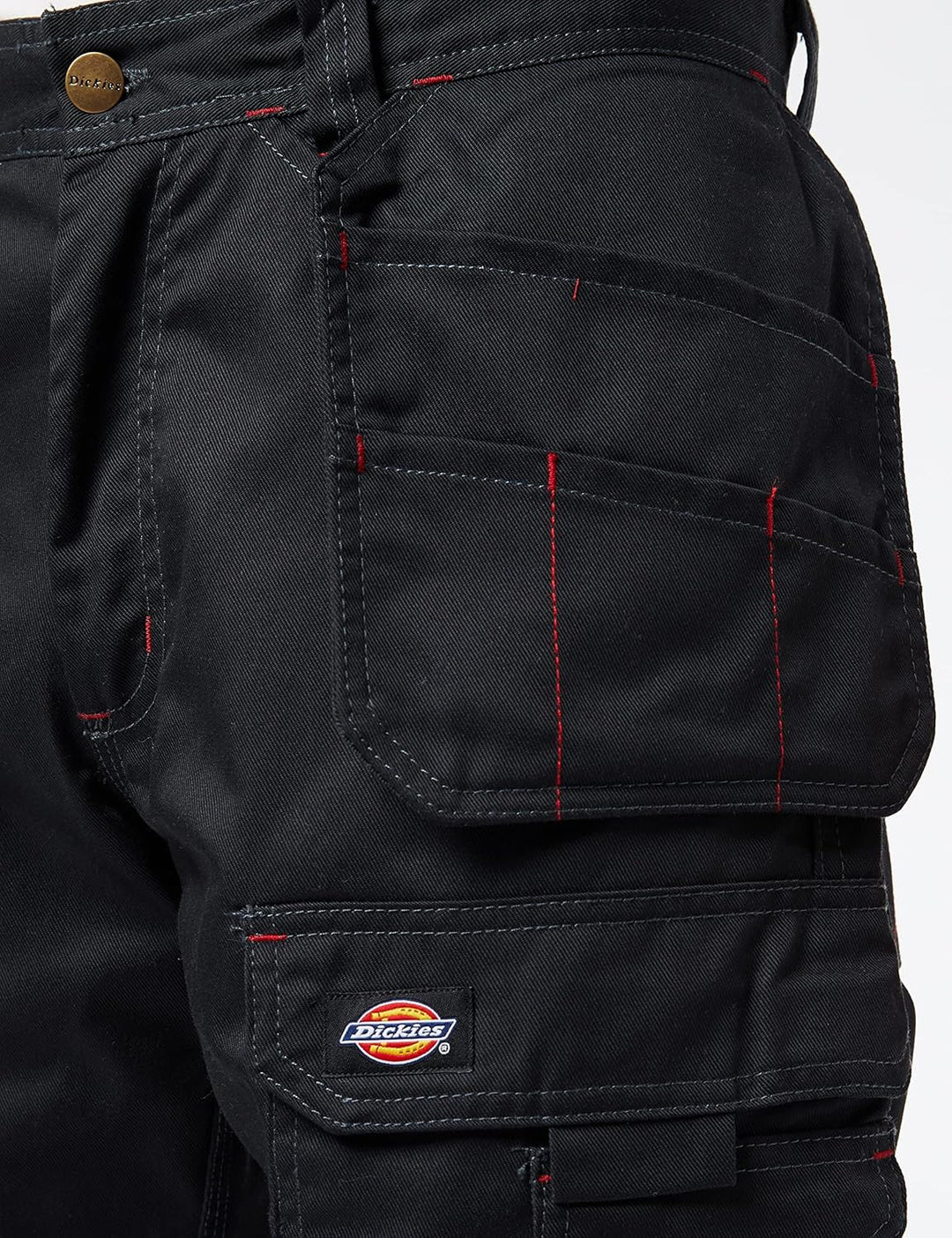 Dickies - Trousers for Men, Redhawk Pro Pants, Regular Fit, Black, 26W Schwarz 26W / 32L, Schwarz 26
