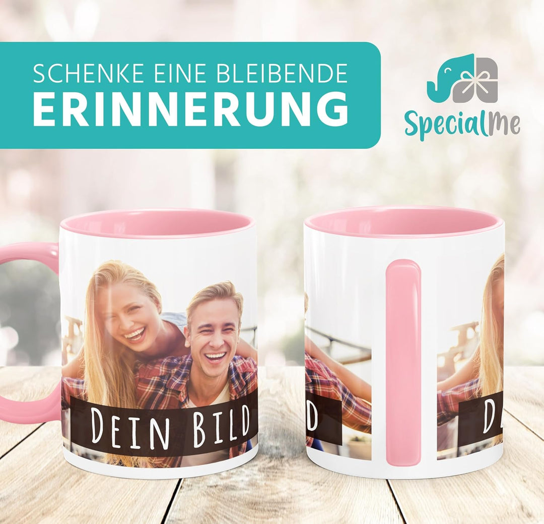personalisierte Fototasse mit eigenem Foto persönliches Geschenk Kaffeetasse mit Bild selbst gestalt