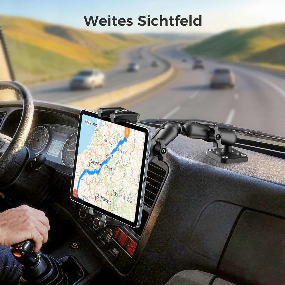OHLPRO Tablet Halterung Auto, Halterung Auto für iPad 360° Drehbare Verstellbare, Tablet Autohalteru
