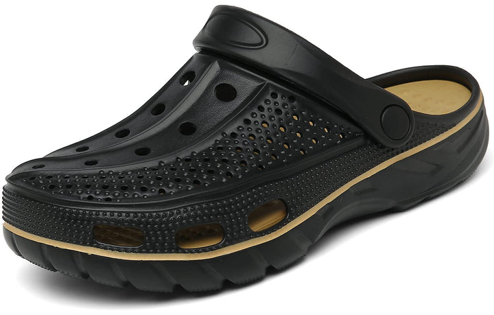 INMINPIN Clogs Herren Pantoletten Sommer Hausschuhe Damen rutschfest Atmungsaktiv Strand Sandalen Ga