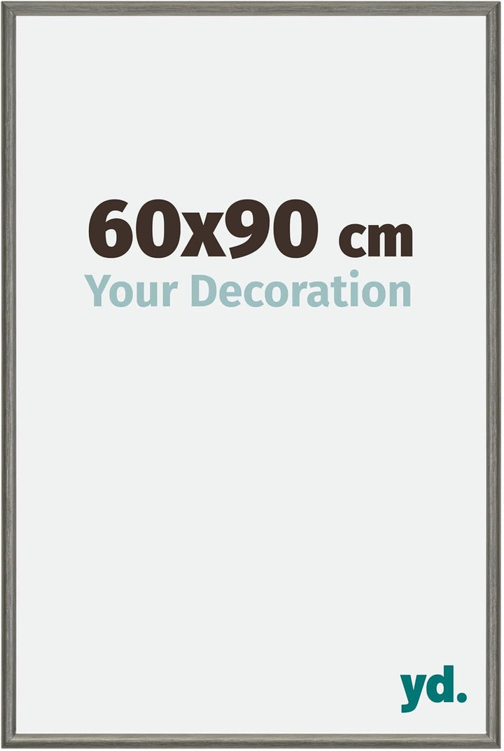 yd. Your Decoration - Bilderrahmen 60x90 cm - Bilderrahmen aus Aluminium mit Acrylglas - Antireflex