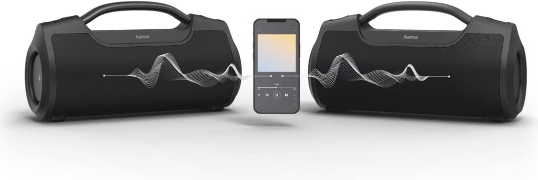 Hama Bluetooth Musikbox "SoundBarrel" (Bluetooth Lautsprecher wasserdicht nach IPX6, tragbare Musikb