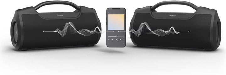 Hama Bluetooth Musikbox "SoundBarrel" (Bluetooth Lautsprecher wasserdicht nach IPX6, tragbare Musikb