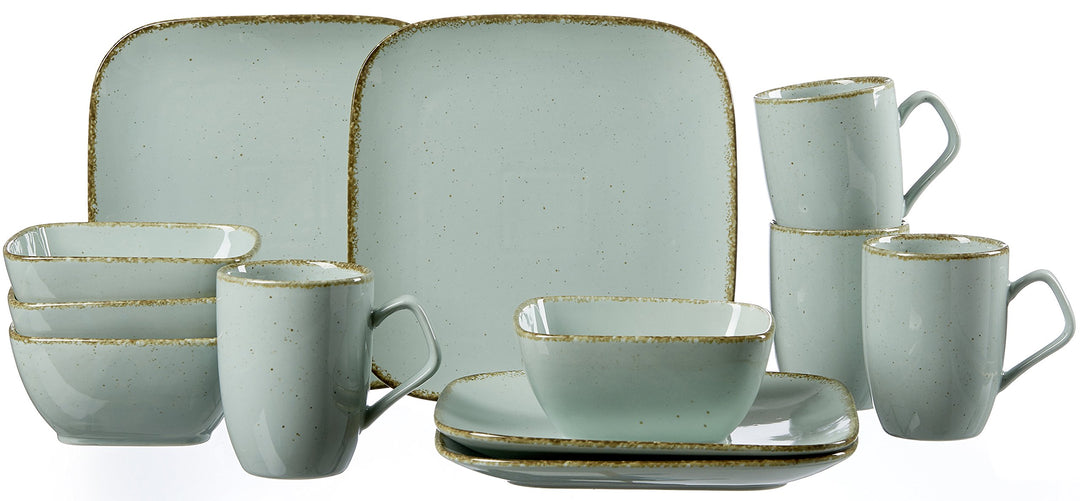Ritzenhoff & Breker Brunch- und Frühstücksgeschirr-Set Casa, 12-teilig, Blau, 38 x 27 x 27 cm Frühst