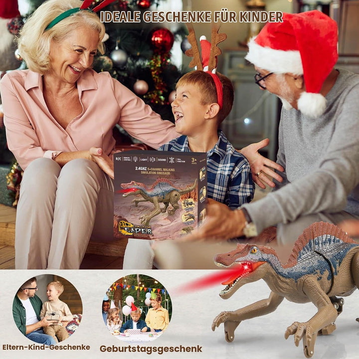 Ferngesteuertes Dinosaurier Spielzeug RC Dinosaurier Dino Roboter Ferngesteuert Spielzeug für Kinder