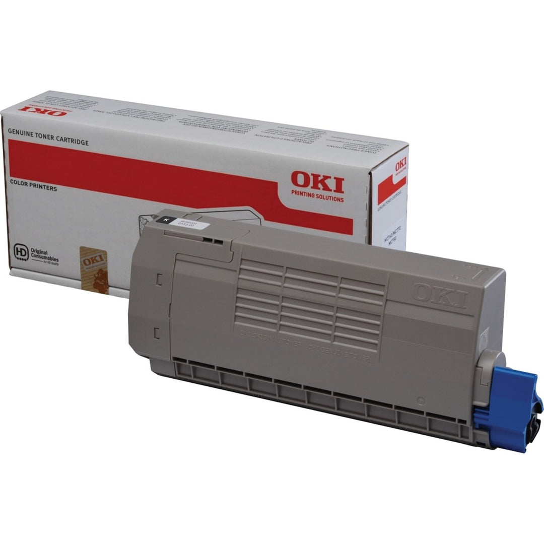 OKI 1970075 MC760 MC770 MC780 Toner schwarz Standardkapazität 8 Seiten 1er-Pack, schwarz