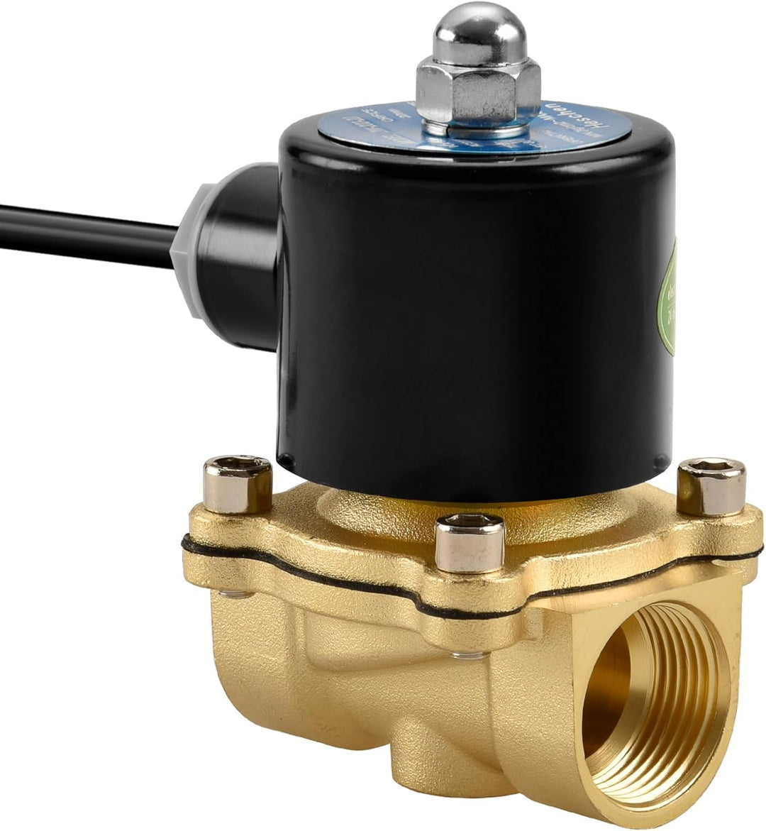 Heschen Messing Elektrisches Magnetventil, 2W-200-20J, 3/4 Zoll, AC220V, Direct Action Wasser Air, N