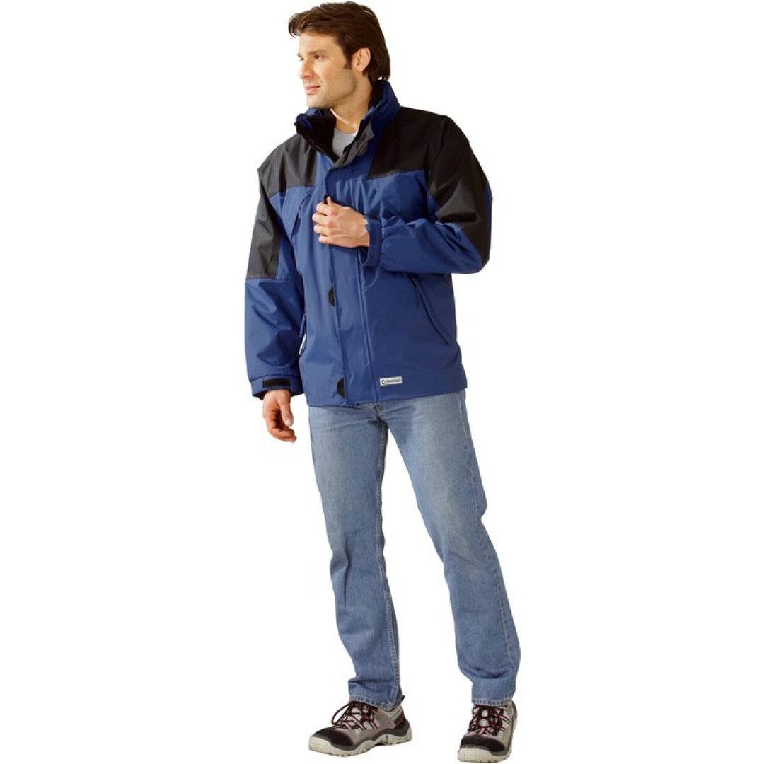 Planam Redwood Jacket Red/Black 3XL AMPORABLAU/SCHWARZ, 3XL AMPORABLAU/SCHWARZ
