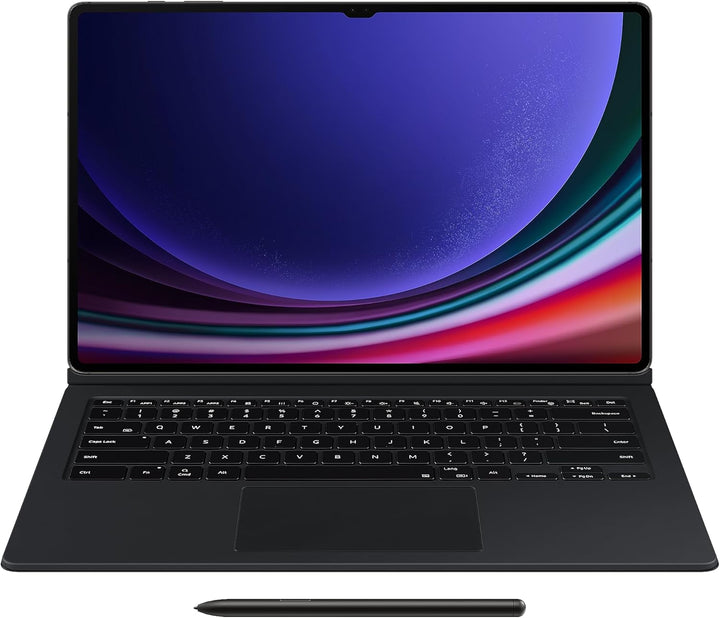 Samsung Book Cover Keyboard für Galaxy Tab S9 Ultra Schwarz Tastatur Schutzhülle, Book Cover Keyboar