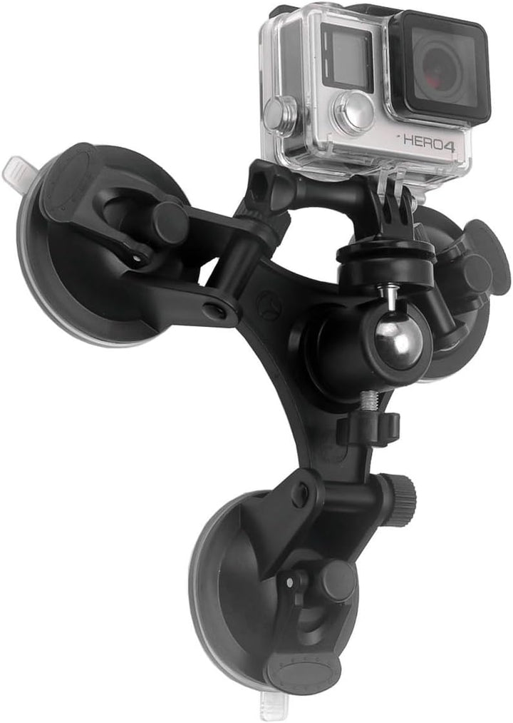 Namvo Kamera-Saugnapf, Dreifach-Saugnapfhalter, Kamera-Dreifach-Saugnapfhalter, Glashalter mit 1/4-G