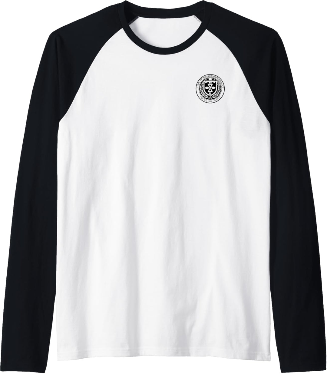 Marvel Loki TVA For All Time Always Left Chest Logo Raglan