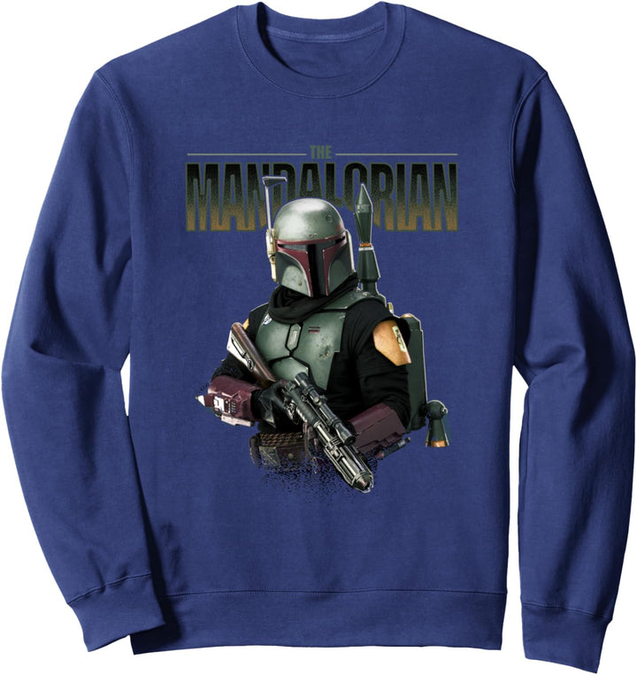 Star Wars: The Mandalorian Boba Fett Logo Portrait C1 Sweatshirt