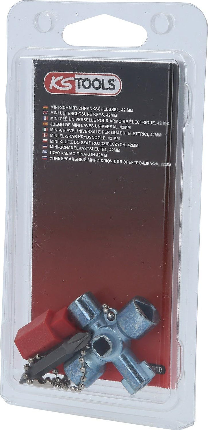 KS Tools 130.1010 Mini-Schaltschrankschlüssel, 42mm
