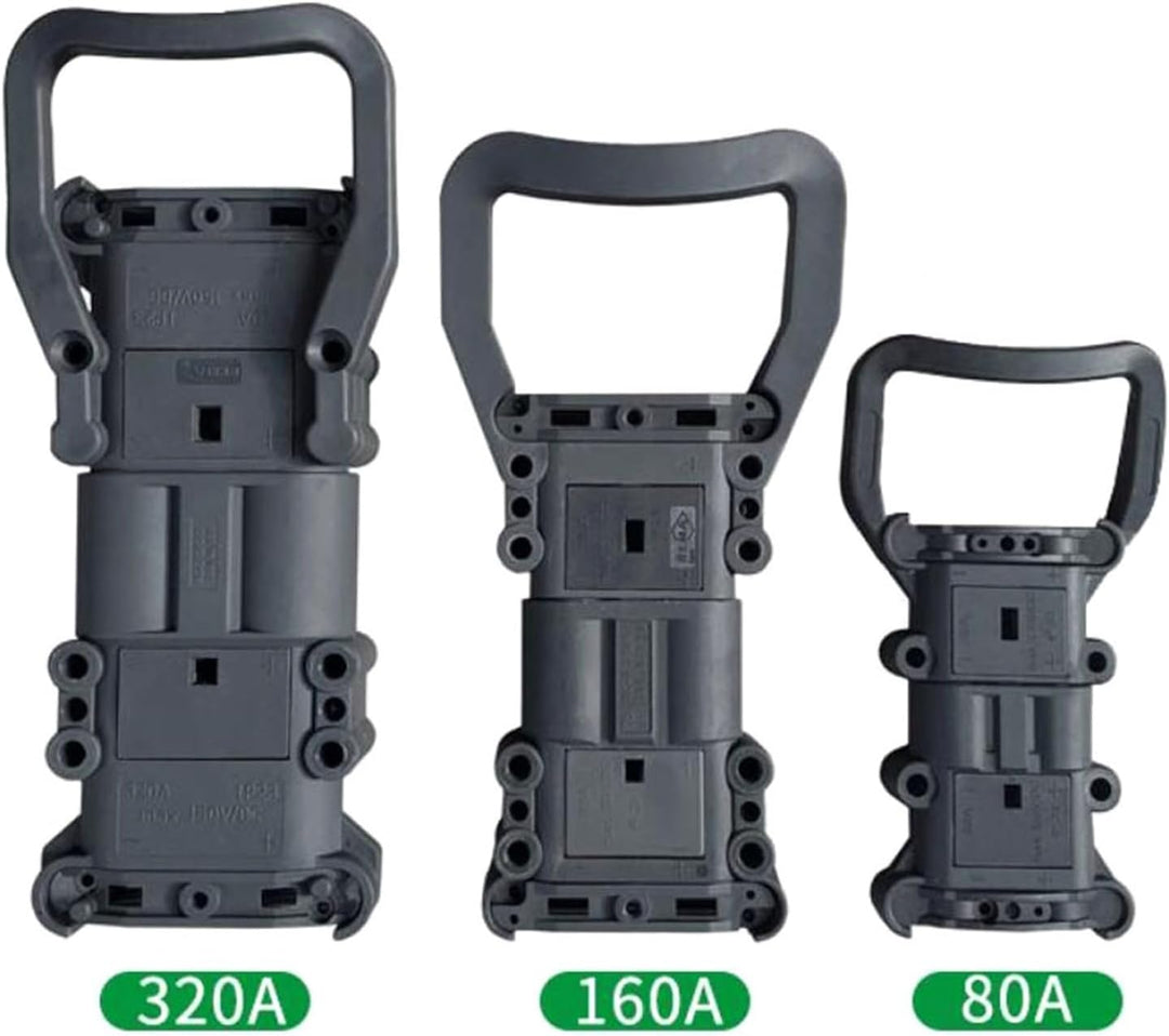 Gabelstapler-Stecker männlich und weiblich 80A/160A/320A 150V/DC IP23 Hochstrom-Batterieladestecker,