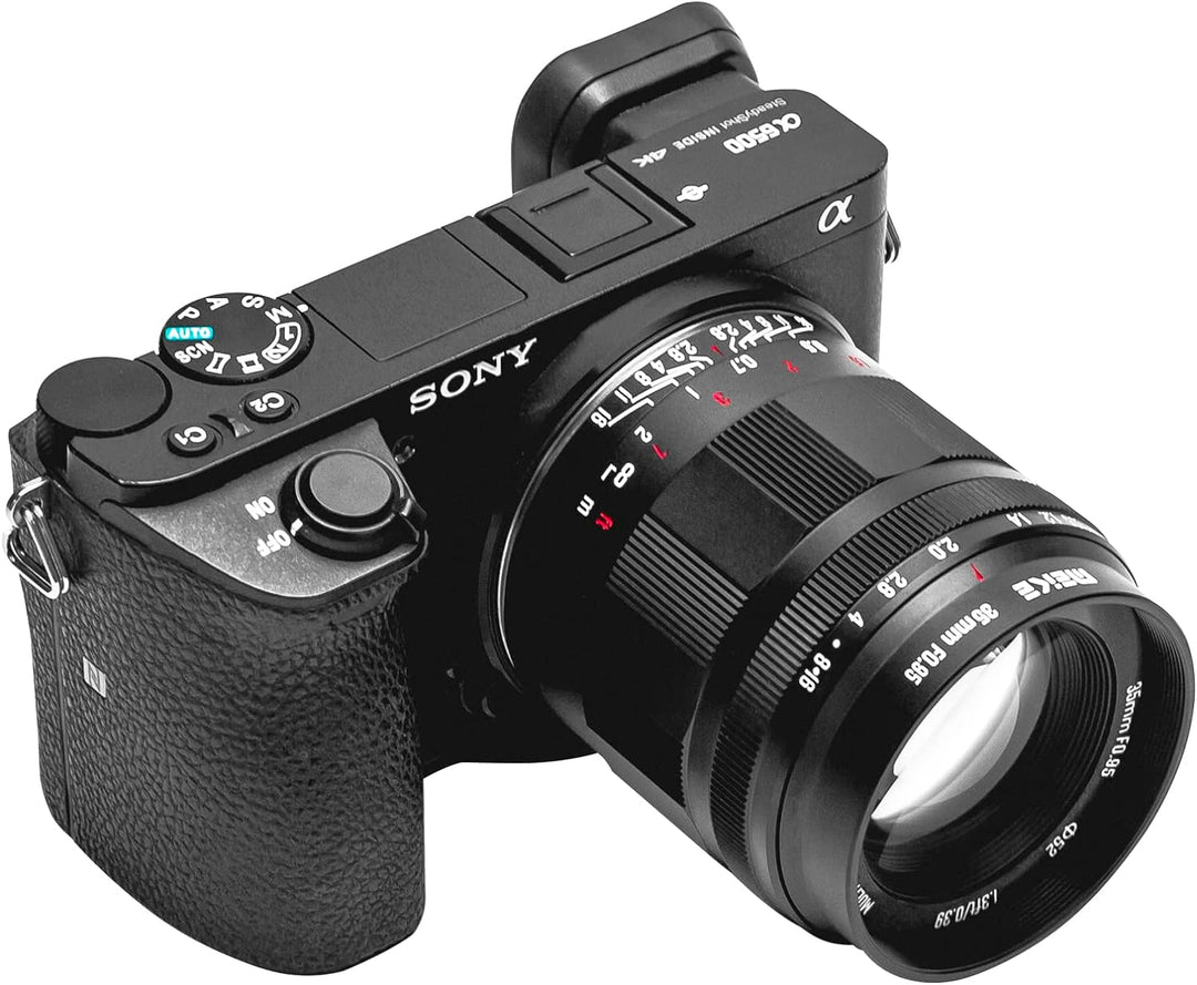 Meike 35 mm f0.95 grosse Blende, manueller Fokus, kompatibel mit spiegellosen Sony E Mount Kameras A
