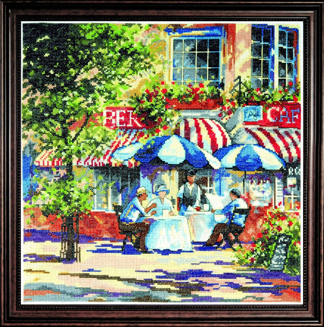 Design Works Cafe in der Sonne Set, Mehrfarbig