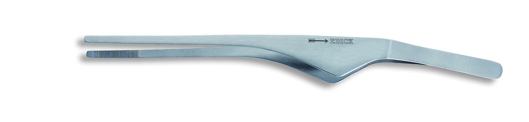 F. DICK Buffetpinzette 25 cm (Servierbesteck aus Edelstahl, Spitze geriffelt, Küchenpinzette, Küchen
