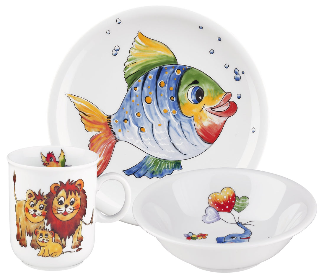 Seltmann Weiden 001.731055 Kinder-Satz 3-tlg. Compact Bunte Tierwelt