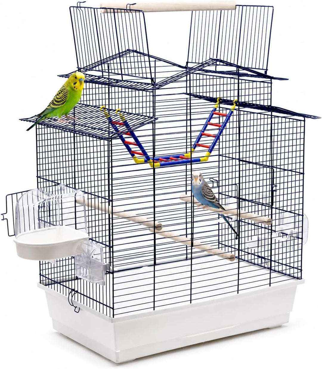 XXL Vogelkäfig Wellensittich Kanarien mit Freisitz & Zubebör Heimtiercenter