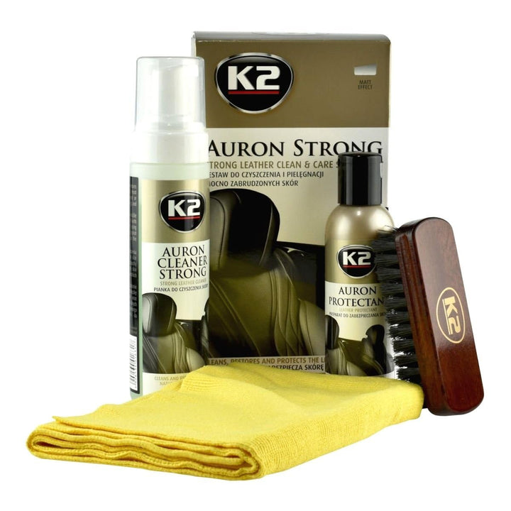 K2 AURON STRONG Sauberes und Pflegeset, Gerbt