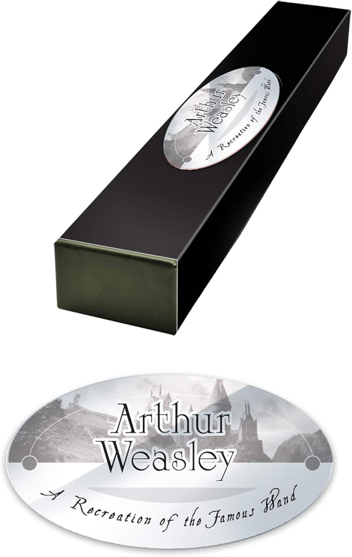The Noble Collection - Arthur Weasley Character Wand - 16in (40cm) Wizarding World Wand with Name Ta