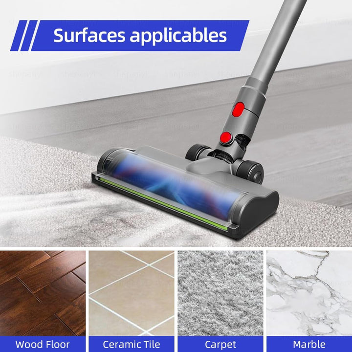 Bürste Ersatzteile mit Staubdetektionsfunktion kompatibel für Dyson Staubsauger V7, V8, V10, V11, V1