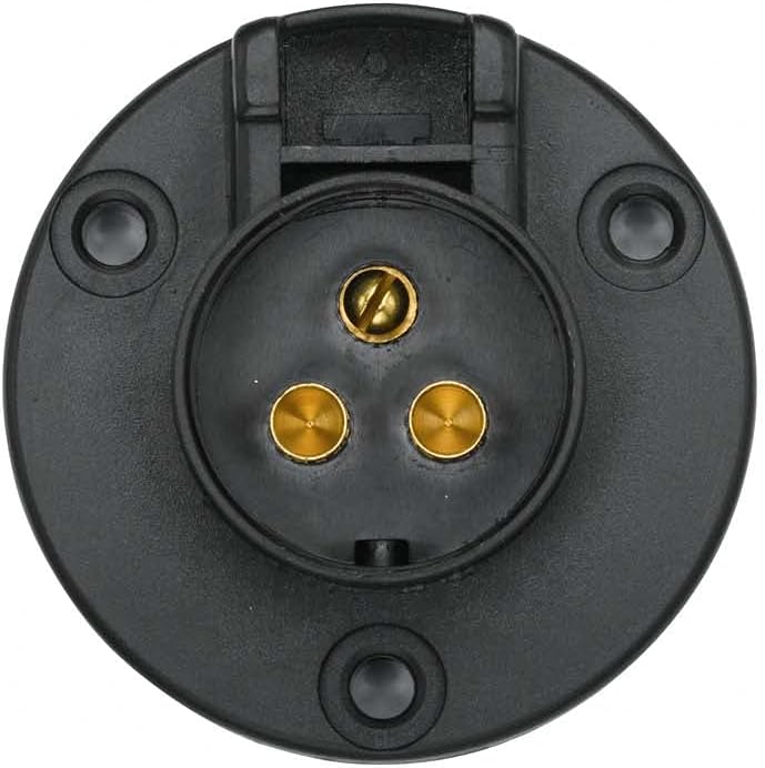 HELLA - Steckdose - 24V - 3-polig - Stecker: Schraubkontakt - schwarz - 8JB 001 933-031 (Packung mit