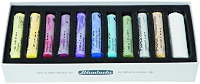 Schmincke – Pastell, Karton-Set mit 10 Farben + 1 x Weiss in XL, 77 751 097, Holzkasten mit 11 Paste