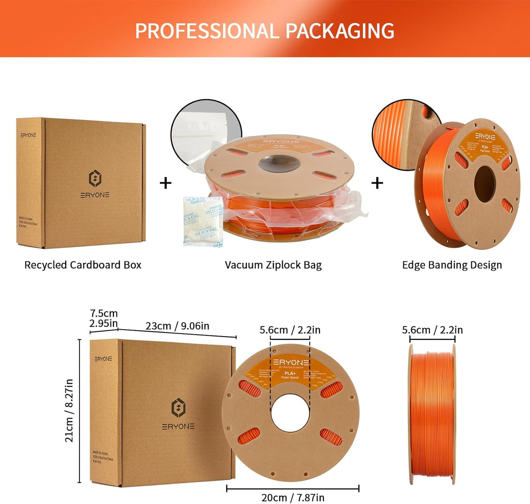 ERYONE High Speed Filament PLA+ 1.75mm +/- 0.03mm, High Speed Filament PLA+,Rapid PLA Plus Filament,
