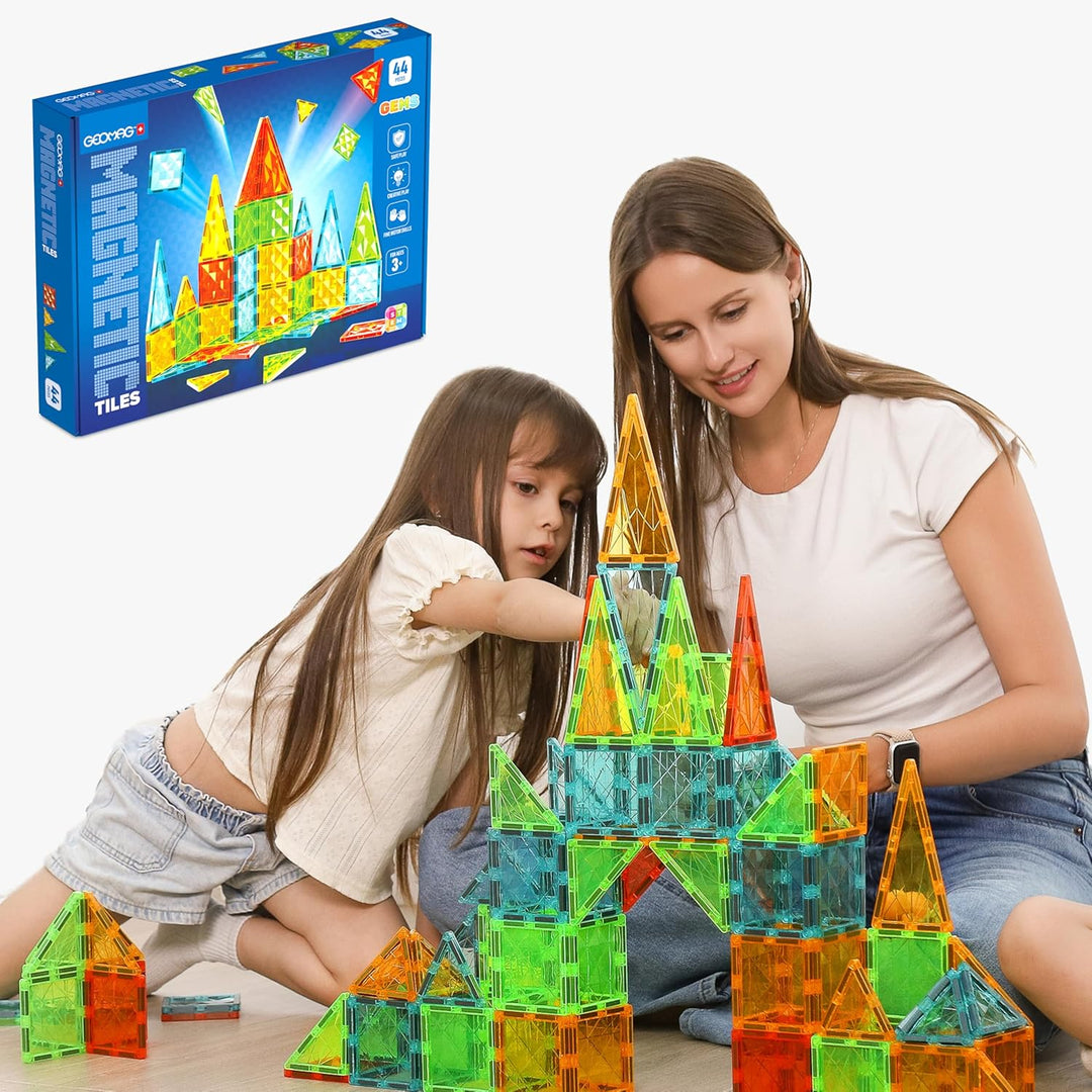 Geomag Magnetic Tiles Gems 44 Fliesen Gemme 44, Fliesen Gemme 44