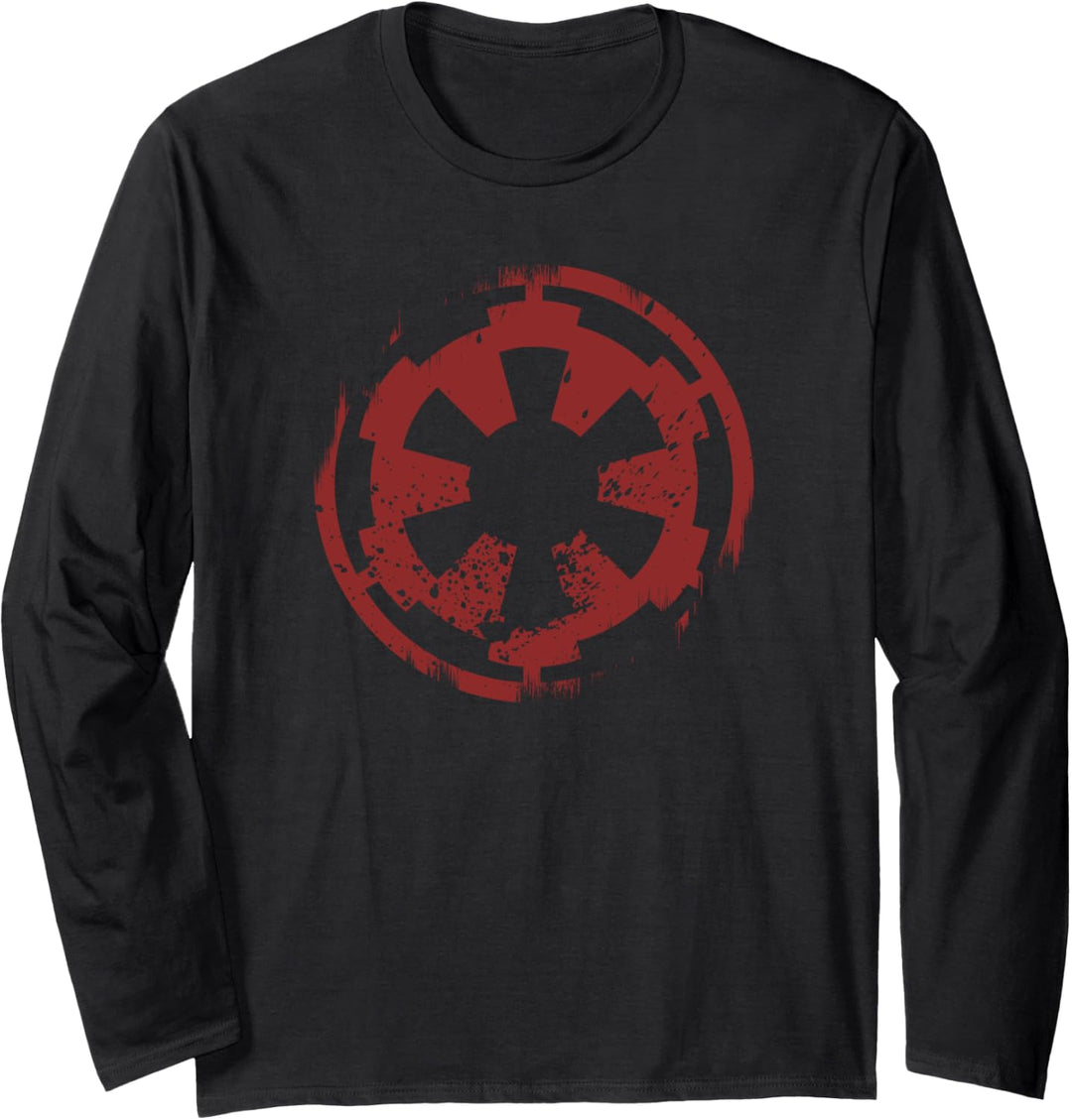 Star Wars Distressed Empire Logo Rust Langarmshirt