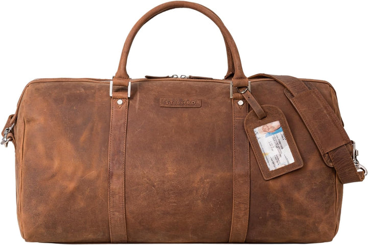 STILORD 'Herkules' Premium Reisetasche für Herren und Damen aus echtem hochwertigem Leder - EIN echt
