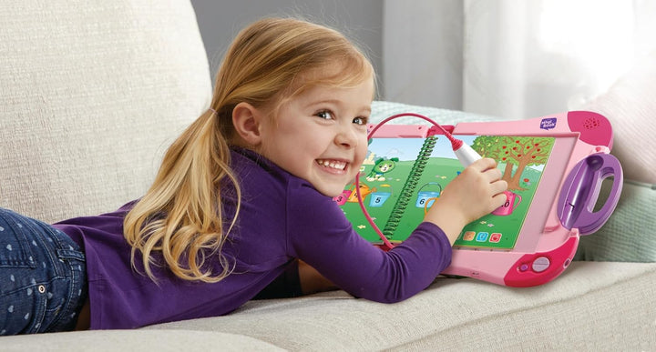 VTech – 602155 – MagiBook Starter Pack, Rosa (französischsprachig), Rosa