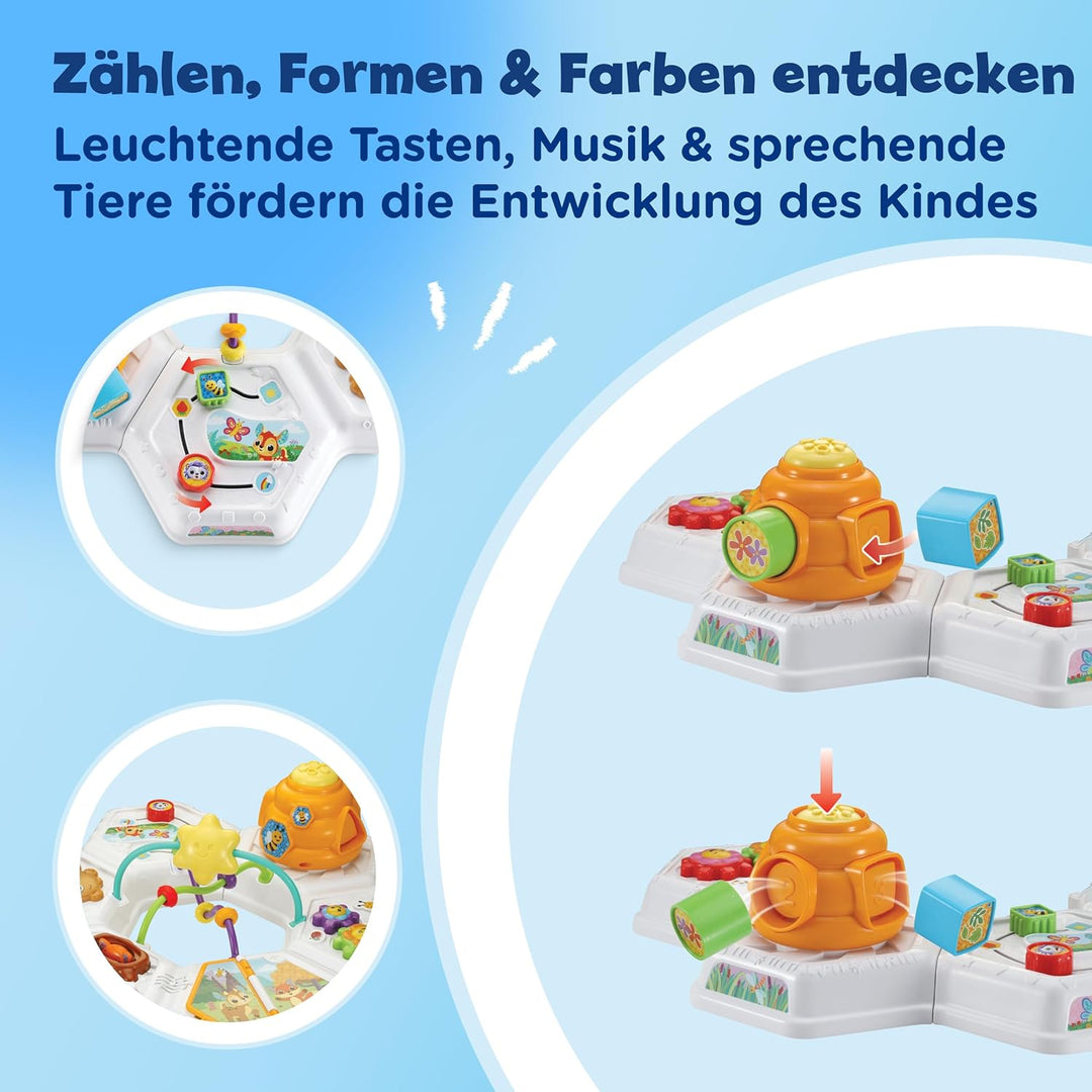 Vtech Baby - Babys Entdeckertisch – Interaktiver Kindertisch mit zahlreichen Aktivitäten und Lerninh