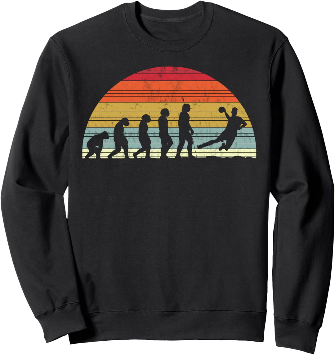 Handball Evolution – Evolution des Menschen Ball Sports Sweatshirt