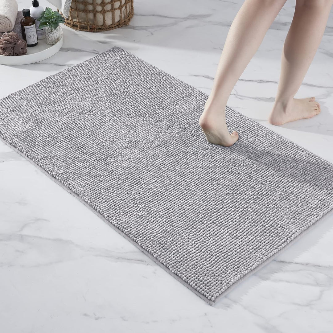 Decomira Badematte rutschfest | Als Badteppich Set kombinierbar | Badezimmer-Teppich Bad-Vorleger wa